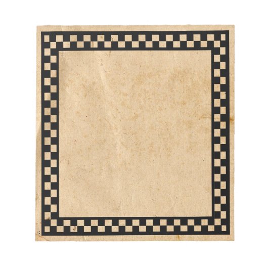 Primitief Notitieblok controleren (Voorkant)