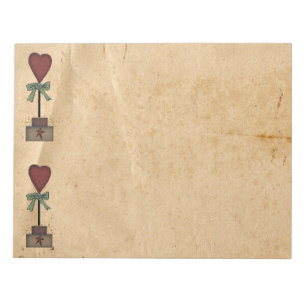 Primitief Notitieblok van het Hart Topiary