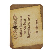 Primitief papier Premium Magnet Magneet (Verticaal)