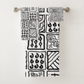 primitief patroon bad handdoek (Insitu)