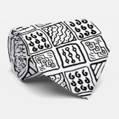 primitief patroon stropdas (Opgerold)