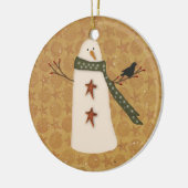 Primitief Snowman Ornament (Links)