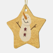 Primitief Snowman Ornament (Links)