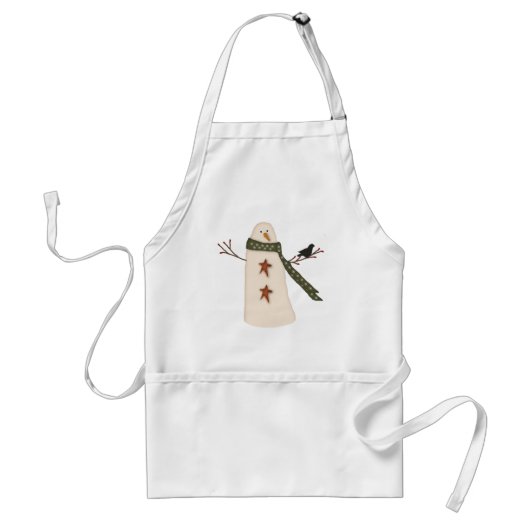 Primitief Snowman Schort (Voorkant)