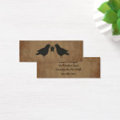 Primitief uiteinde Label Mini Visitekaartjes (Bureau)