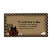 Primitief verzendlabel (Voorkant)