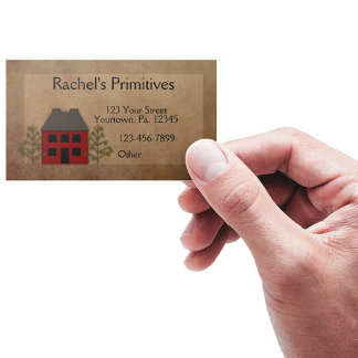 Primitief Visitekaartje thuis