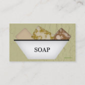 Primitief Visitekaartje zeep (Achterkant)