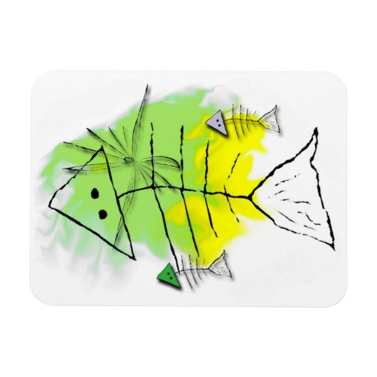 Primitief visnet magneet (Horizontaal)