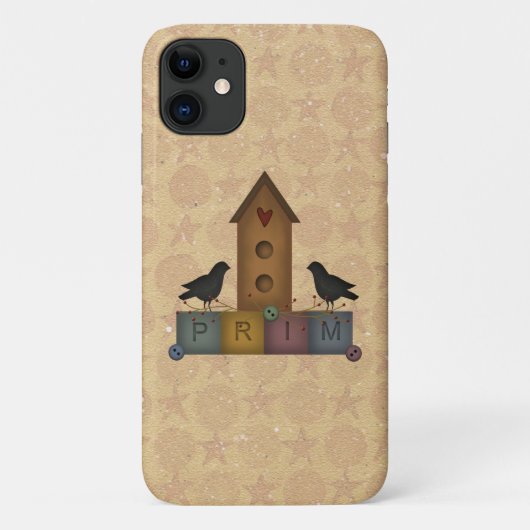 Primitief vogelhuis Case-Mate iPhone case (Achterkant)