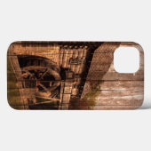 Primitief waterwiel van de schoorsteenkool van de  Case-Mate iPhone case (Achterkant (horizontaal))