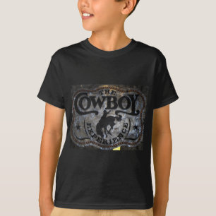 Primitief western land Paardencowboy rodeo T-shirt