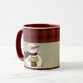 primitief zakje vol sterren mok (Voorkant links)