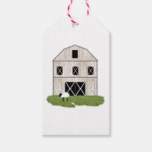 Primitieve Barn Gift-Labels Cadeaulabel (Voorkant)