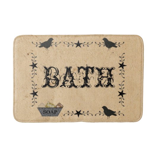 Primitieve Bath Bath Mat (Voorkant)