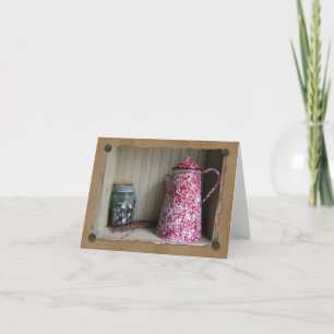 Primitieve Cupboard Note Kaart