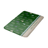 Primitieve dennen op groen badmat (Gekanteld)