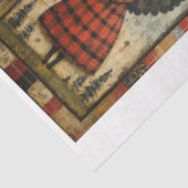 Primitieve Folkart Christmas Angels Tissuepapier (Detail)