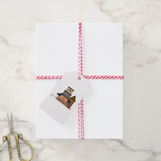 Primitieve geloof familie vrienden cadeaukaartjes cadeaulabel (Met Touw)