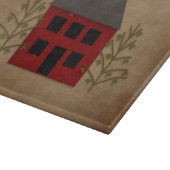 Primitieve House glas snijplank (Hoek)