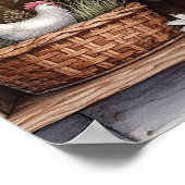 Primitieve Houten Landplank 5 Poster (Hoek)