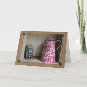 Primitieve kastverjaardag Kaart