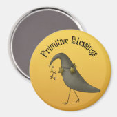 Primitieve kraaimagneet van het land magneet (Voorkant / Achterkant)