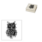 Primitieve kruidenboomkorren 	rubberstempel (Gestempeld)