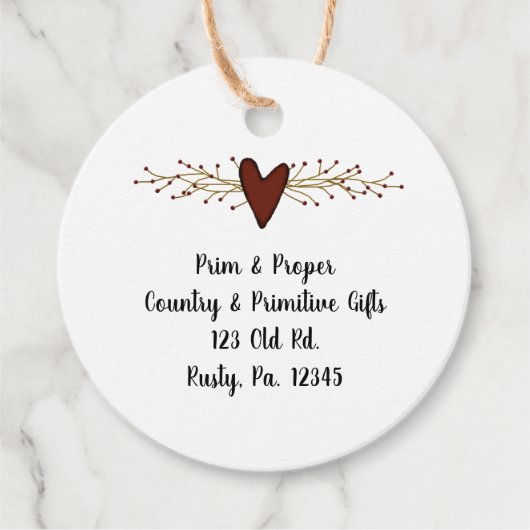 Primitieve Labels voor hartafhankelijke rondhangen (Voorkant)