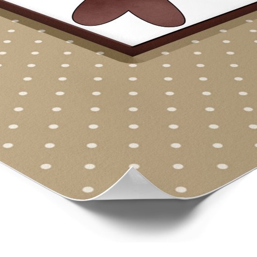 Primitieve landschaap poster (Hoek)