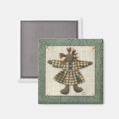 Primitieve popmagneet magneet (Voorkant / Achterkant)