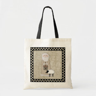 Primitieve Santa Canvas tas