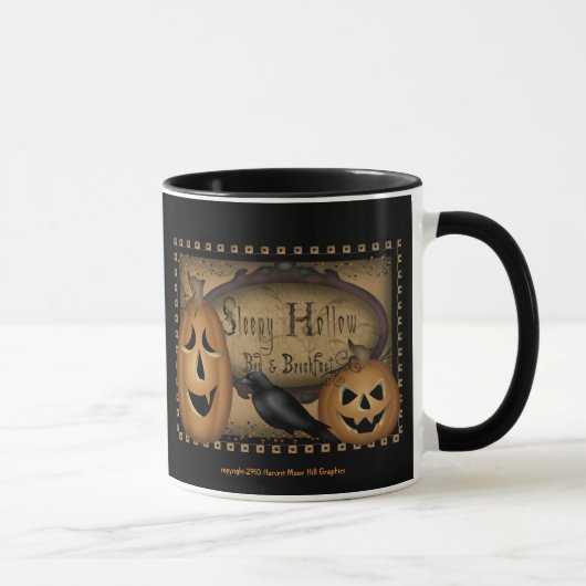 Primitieve Slapy Hollow Coffee Mok (Rechts)