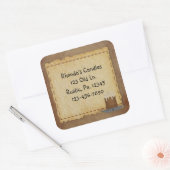 Primitieve Sticker kaars (Envelop)