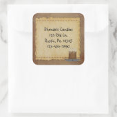 Primitieve Sticker kaars (Tas)