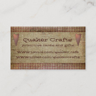 Primitieve Visitekaartjes