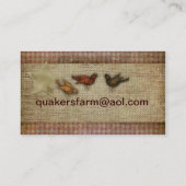 Primitieve Visitekaartjes (Achterkant)