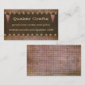 Primitieve Visitekaartjes (Voorkant / Achterkant)