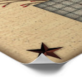 Primitieve Welkomstprinter voor mandje Poster (Hoek)