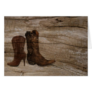 Primitieve Wood grain Western country cowboy boots