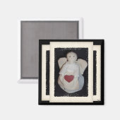Primitive Angel Fabric Doll Magneet (Voorkant / Achterkant)