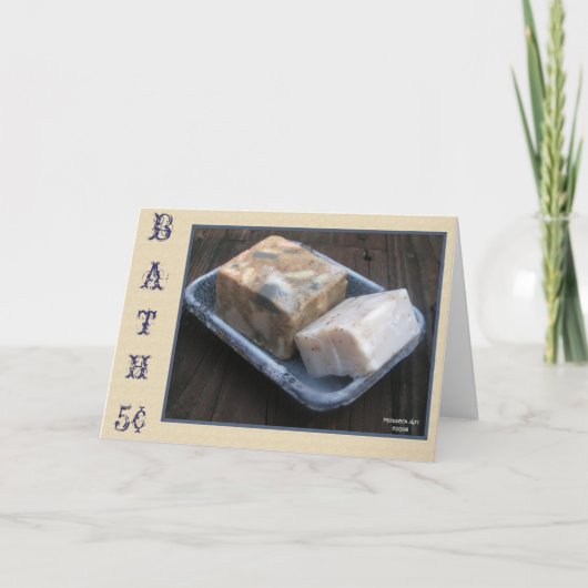 Primitive Bath Soaps Note Kaart (Voorkant)