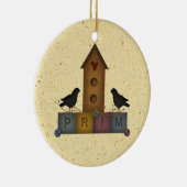 Primitive Birdhouse Ornament (Rechts)