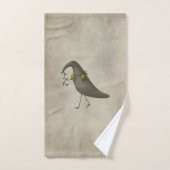 Primitive Country Design Fou À propos de Crows (Serviette à main)