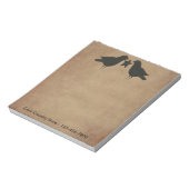 Primitive Crows Custom Notitieblok (Gedraaid)