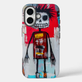 Primitive Expression Art Telefoonhoes iPhone 16 Hoesje