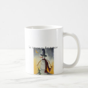 Primitive Folk Art Snowman Koffiemok