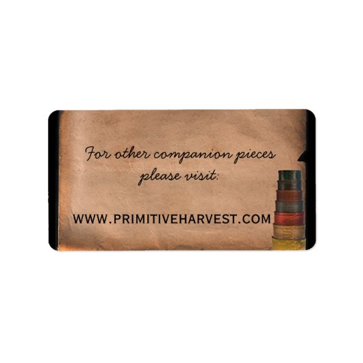 Primitive Harvest Speciaal label (Voorkant)