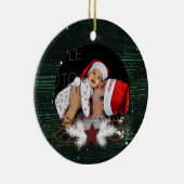Primitive Holiday Photo Ornament (Rechts)