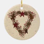 Primitive Holiday Wreator Ornament (Achterkant)